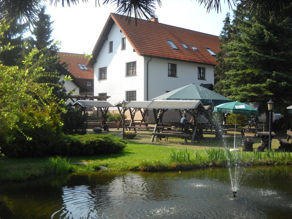 Hotel-Pension Flechsig Hartmannsdorf bei Kirchberg Exteriör bild
